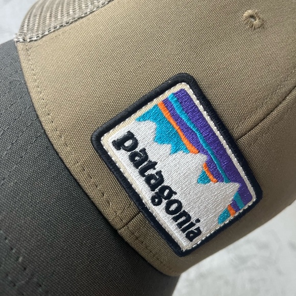 Patagonia Tan and Gray Logo Cap - Picture 4 of 6